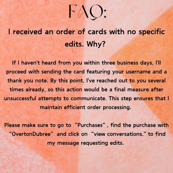 'Sweet Shopper' Feminine Energy Theme Personalized to You Thank You Card - Picture 8 of 10